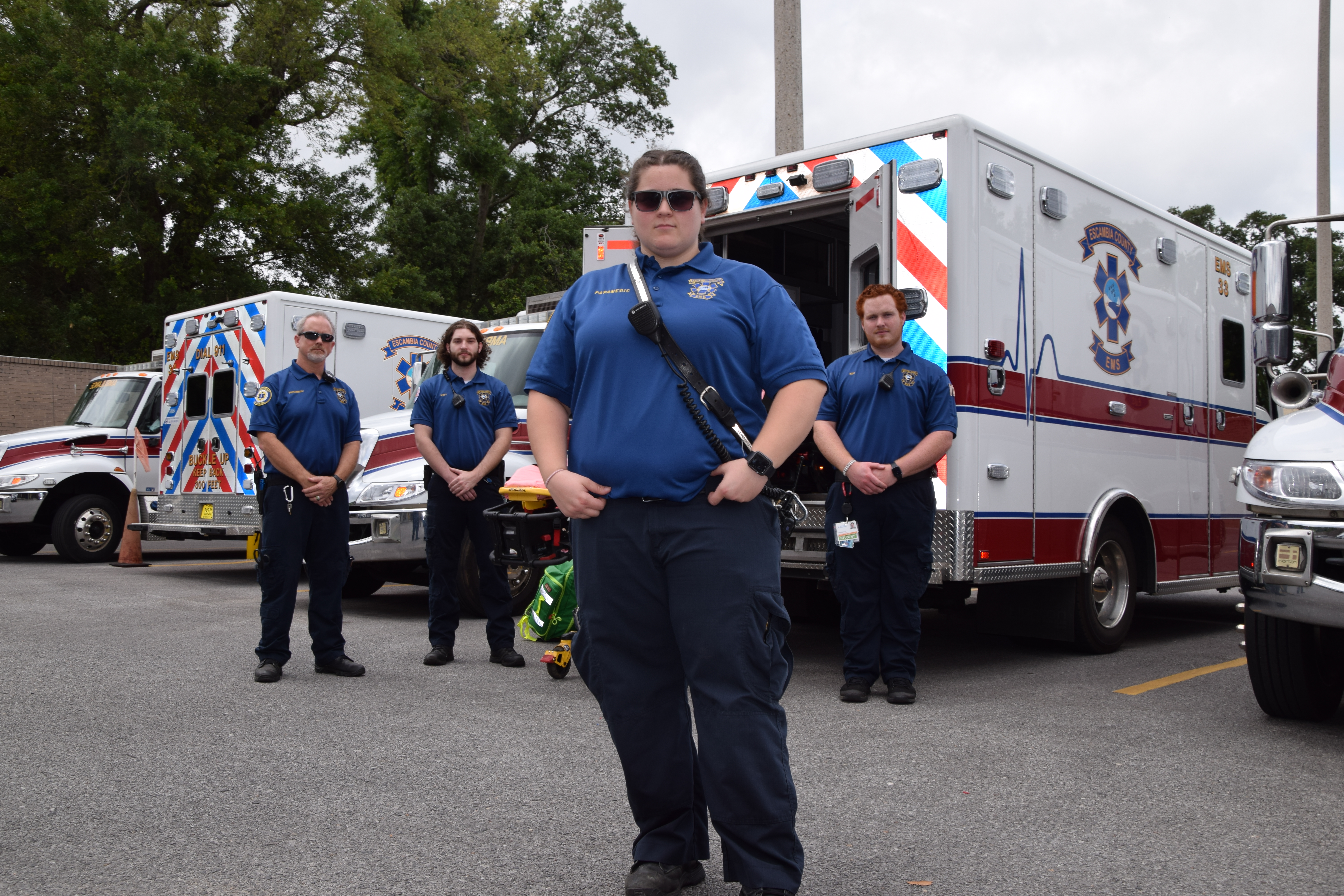 Picture featuring several EMS workers