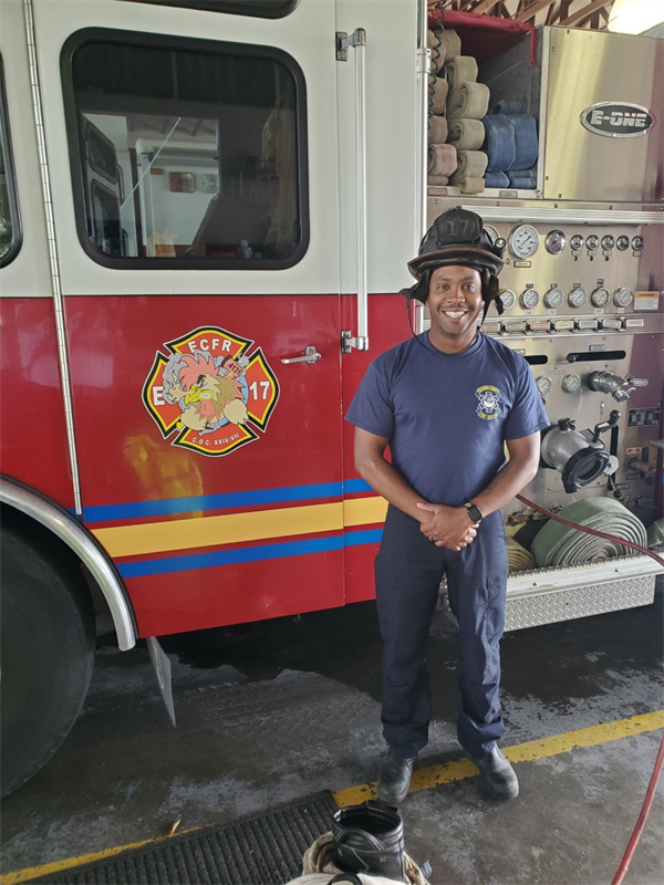 Escambia County Firefighter Charles Bailey 