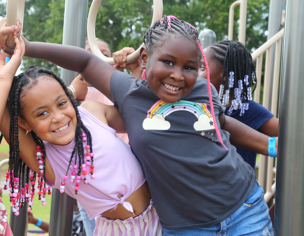 Children on a playground