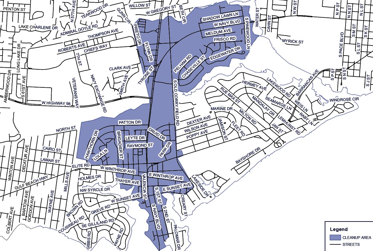 Edgewater and Davenport Map