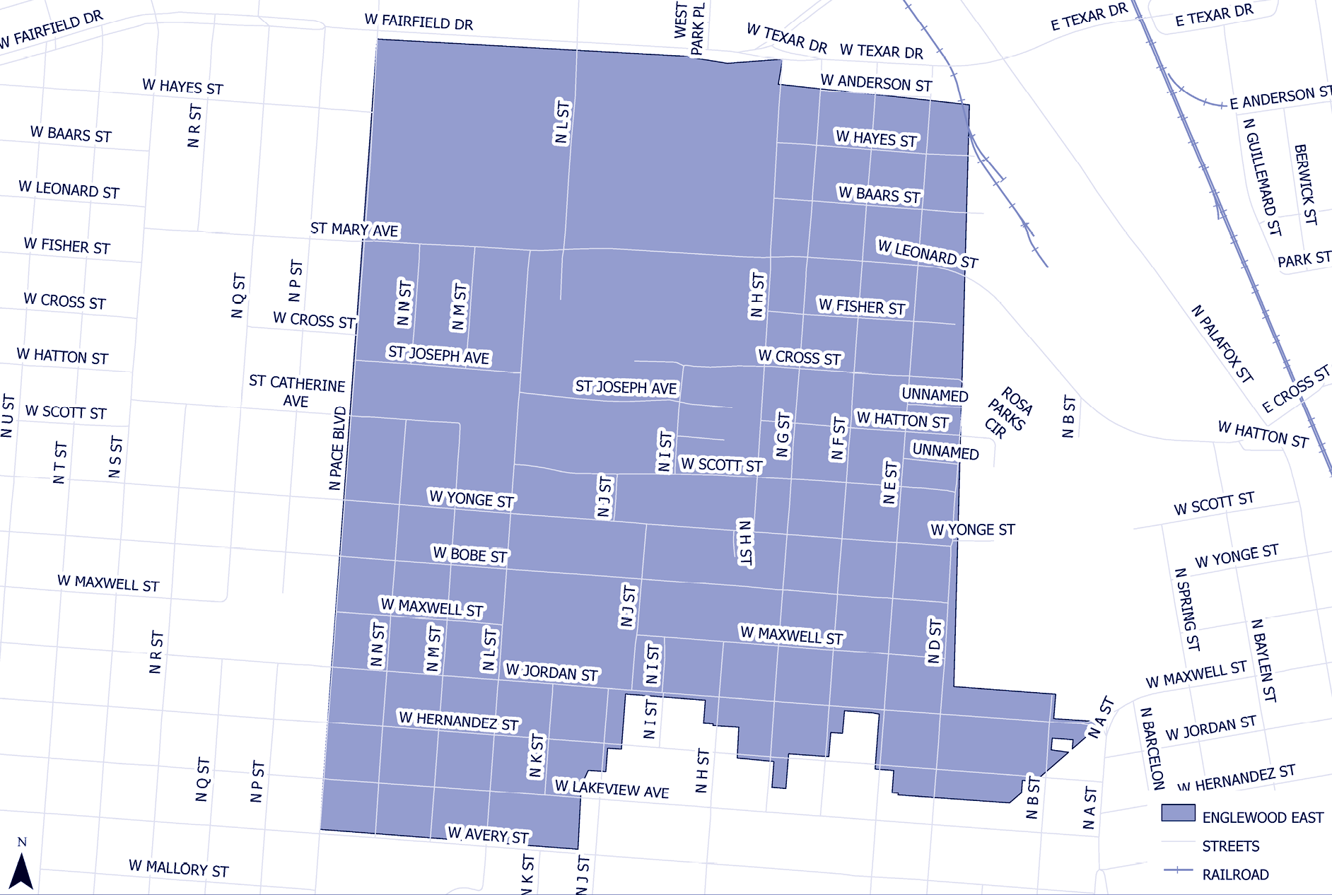 Englewood East Neighborhood Cleanup Map Englewood East Neighborhood Cleanup Map