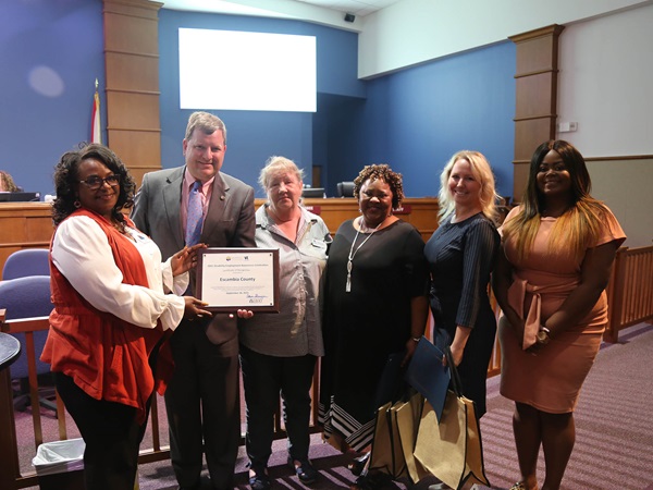 Escambia County Voted Best Disability Employer_Oct. 2021