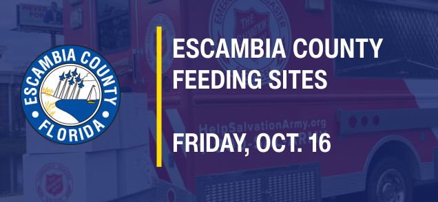 Oct. 16 feeding sites in Escambia County