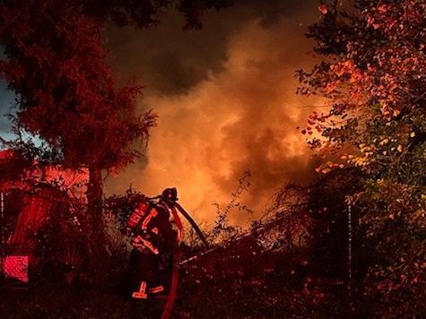 Fire at 100 block of Alice Street