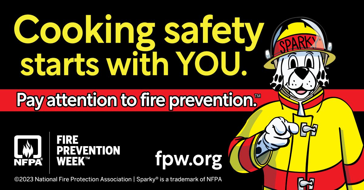 2023 fire prevention week graphic