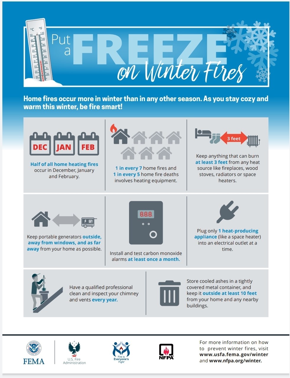 Freeze Safety Tips