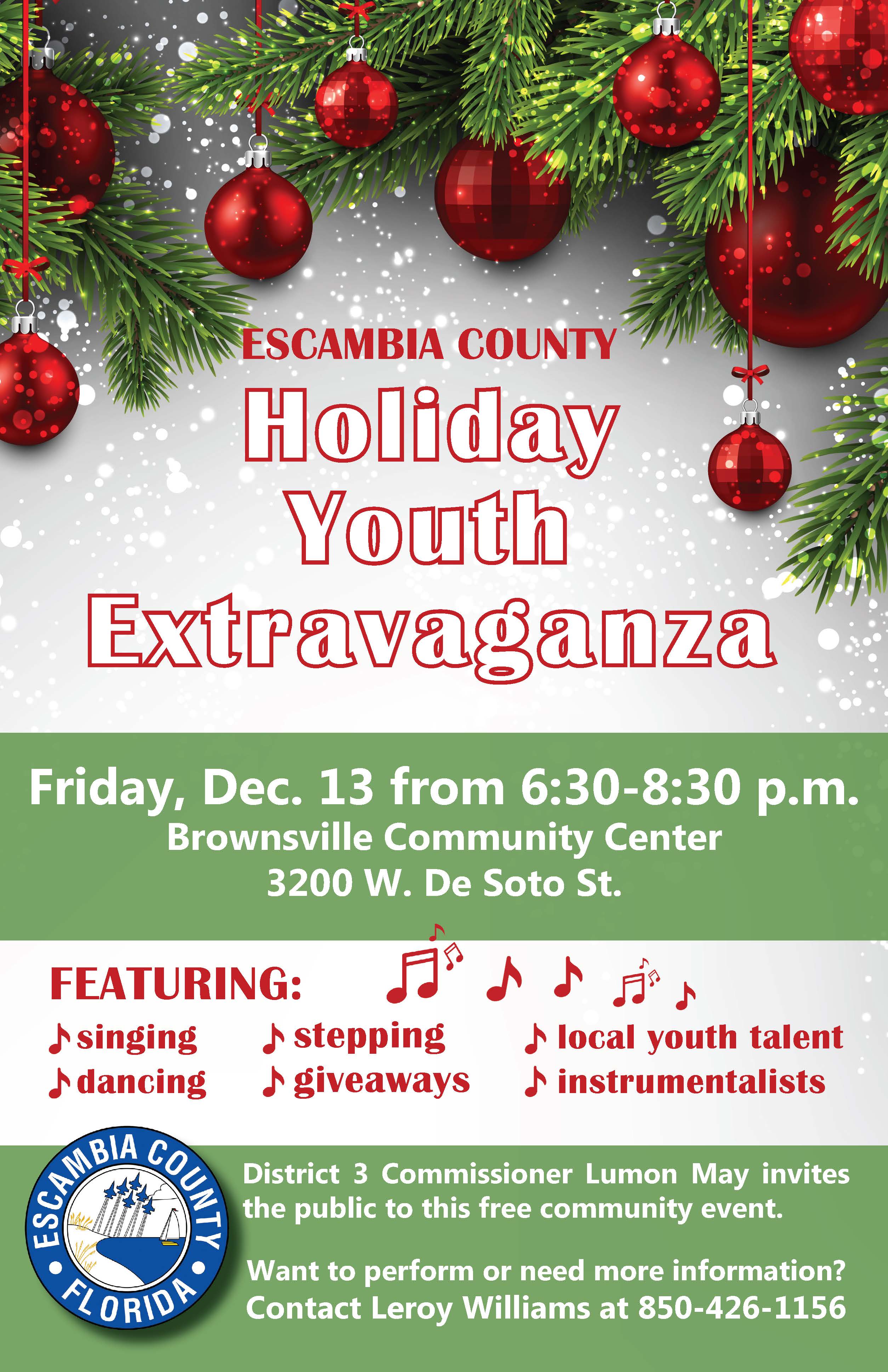 Holiday Youth Extravaganza 2019 poster