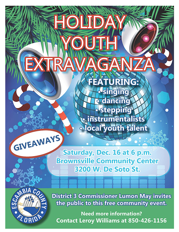 Holiday Youth Extravaganza flyer