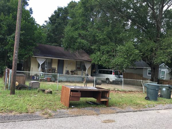 Brownsville Neighborhood cleanup before 2