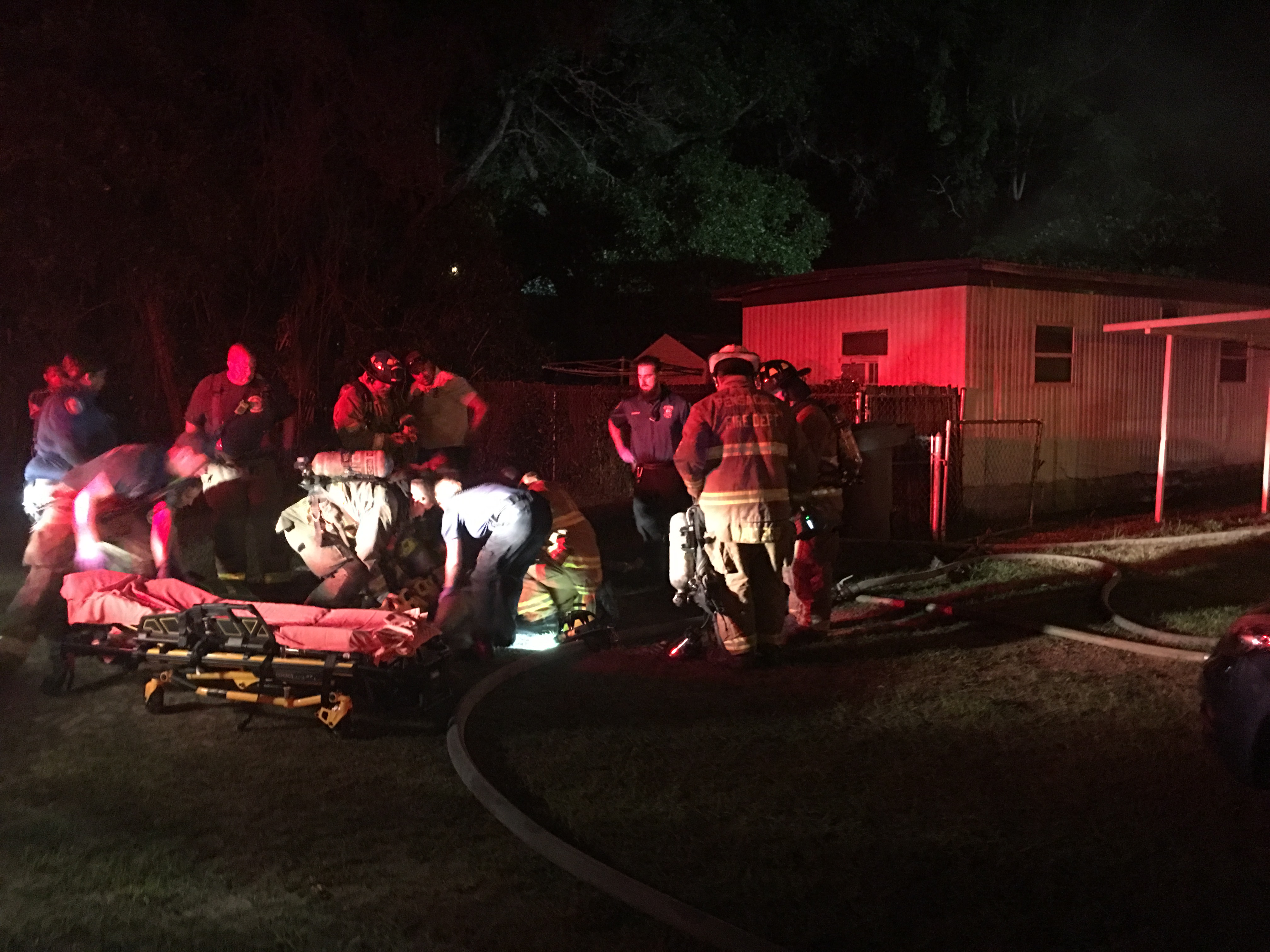 Escambia County Fire Rescue Pulls Resident From Fire