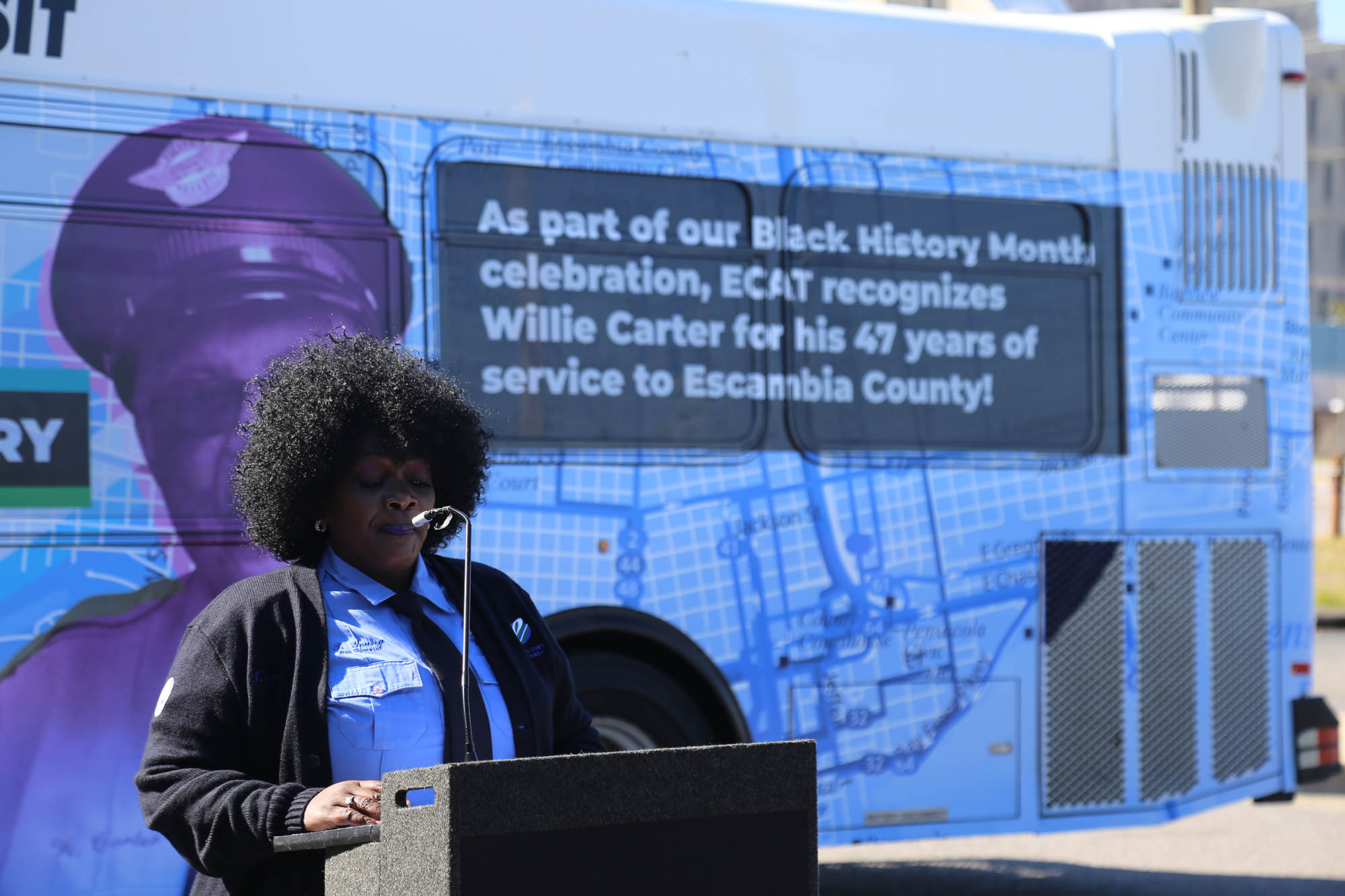 ECAT Bus Wrap Dedication