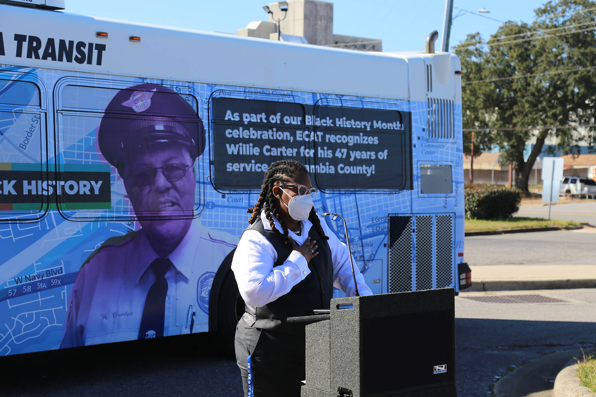 ECAT Bus Wrap Dedication