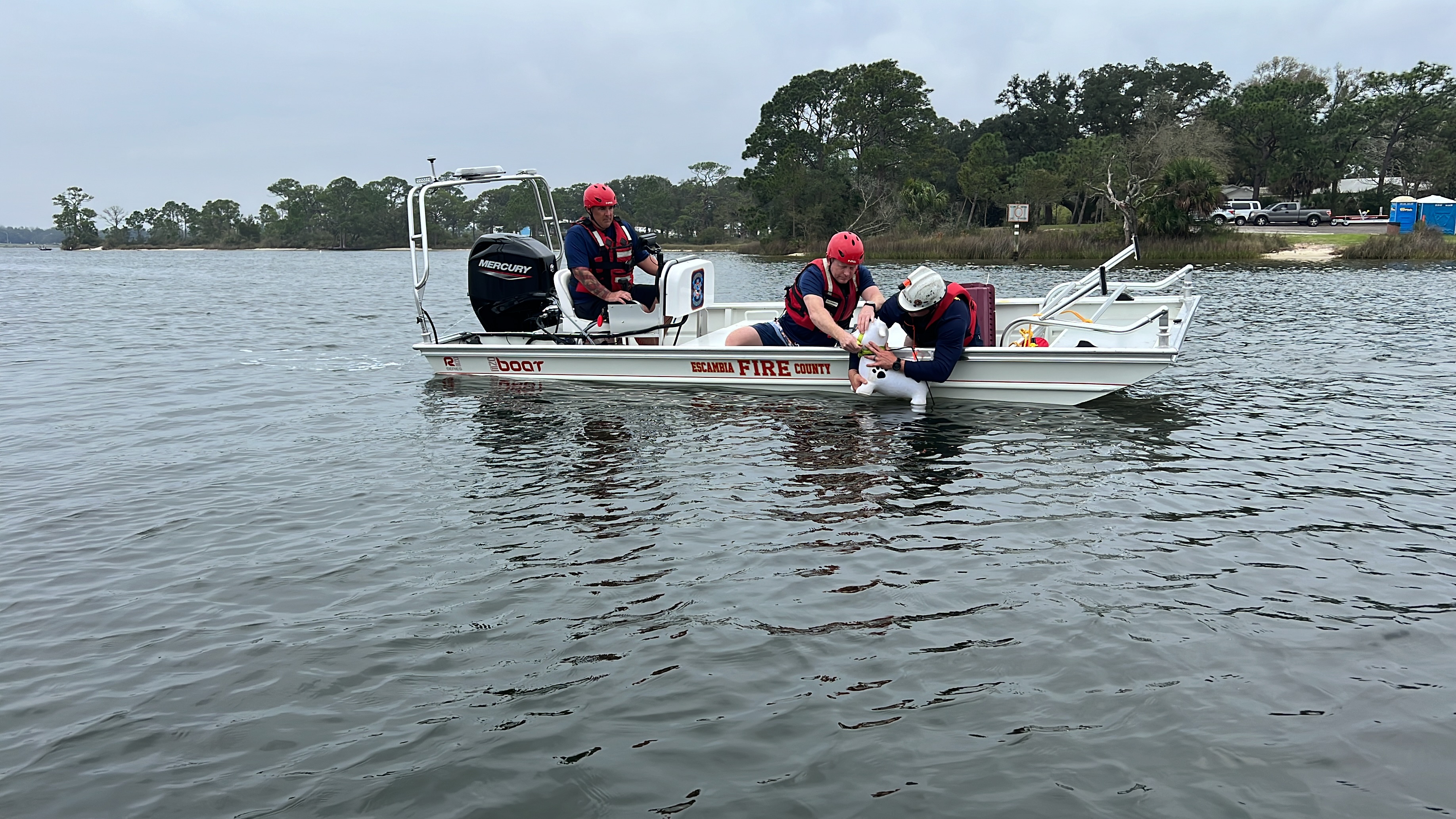 ECFR Special Ops members performing a success rescue in the river