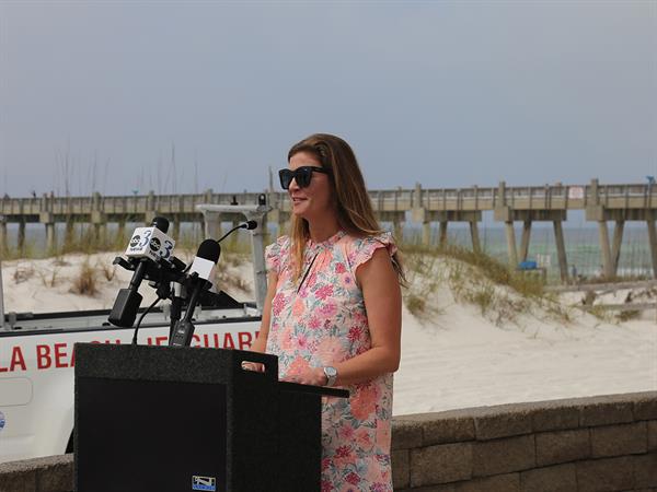 Pete Moore Dedication Ceremony Lauren Moore Cutter Pete Moore Dedication Ceremony Lauren Moore Cutter