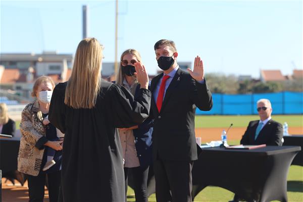 Commissioner Barry Sworn In