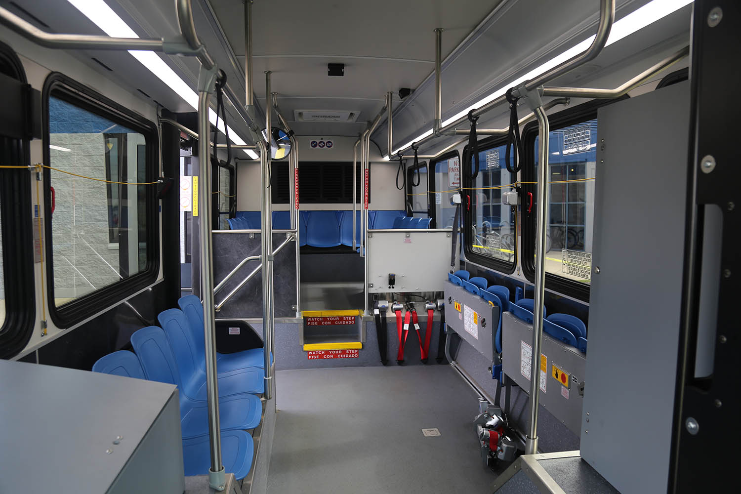 Inside of New ECAT Bus