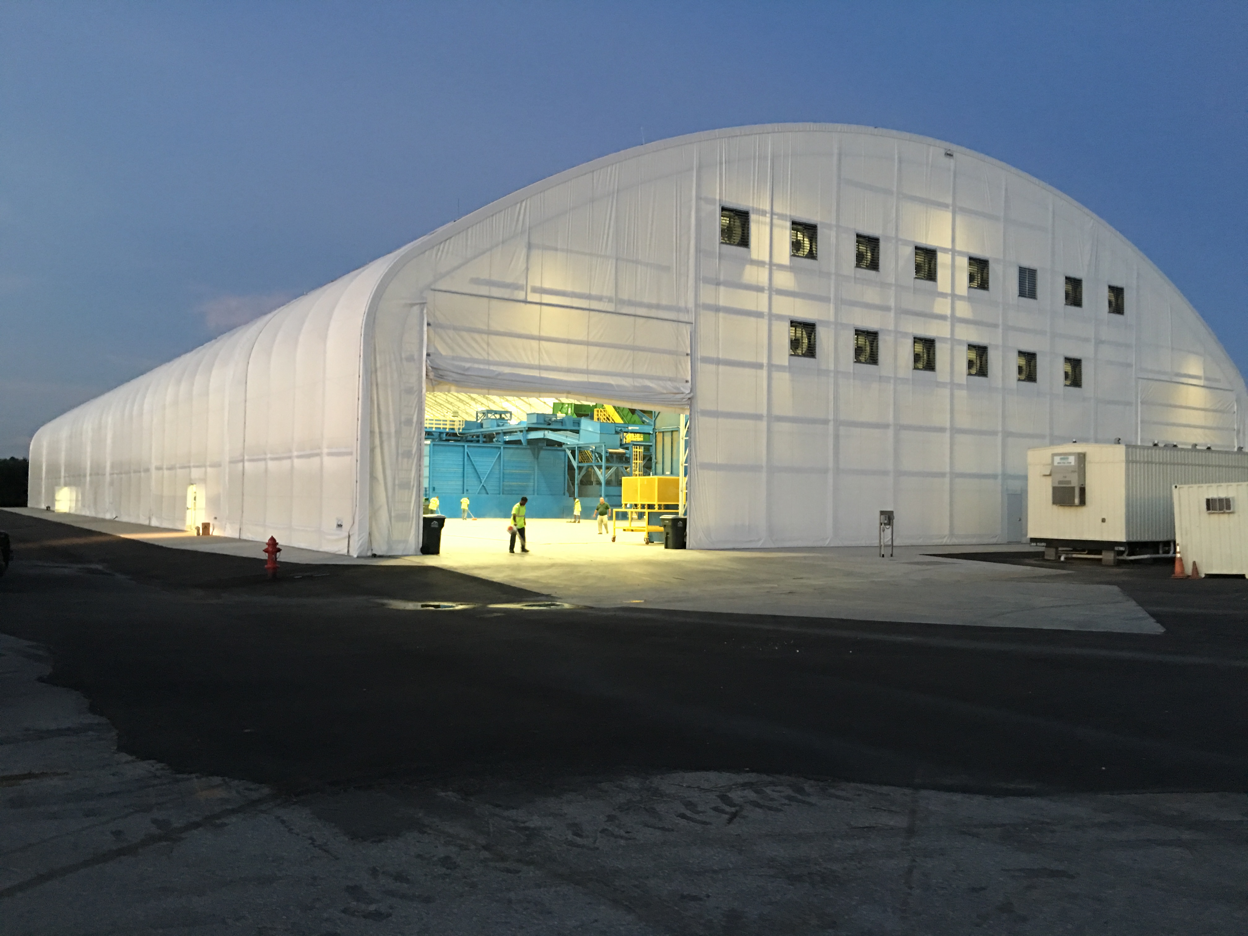 Interim Materials Recycling Facility Exterior