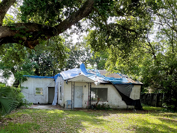 Judi Tripp home before