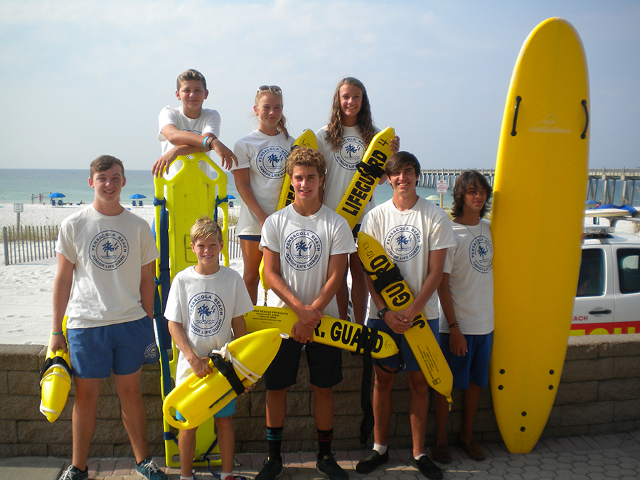 Picture of the Pensacola Beach Junior Lifeguards