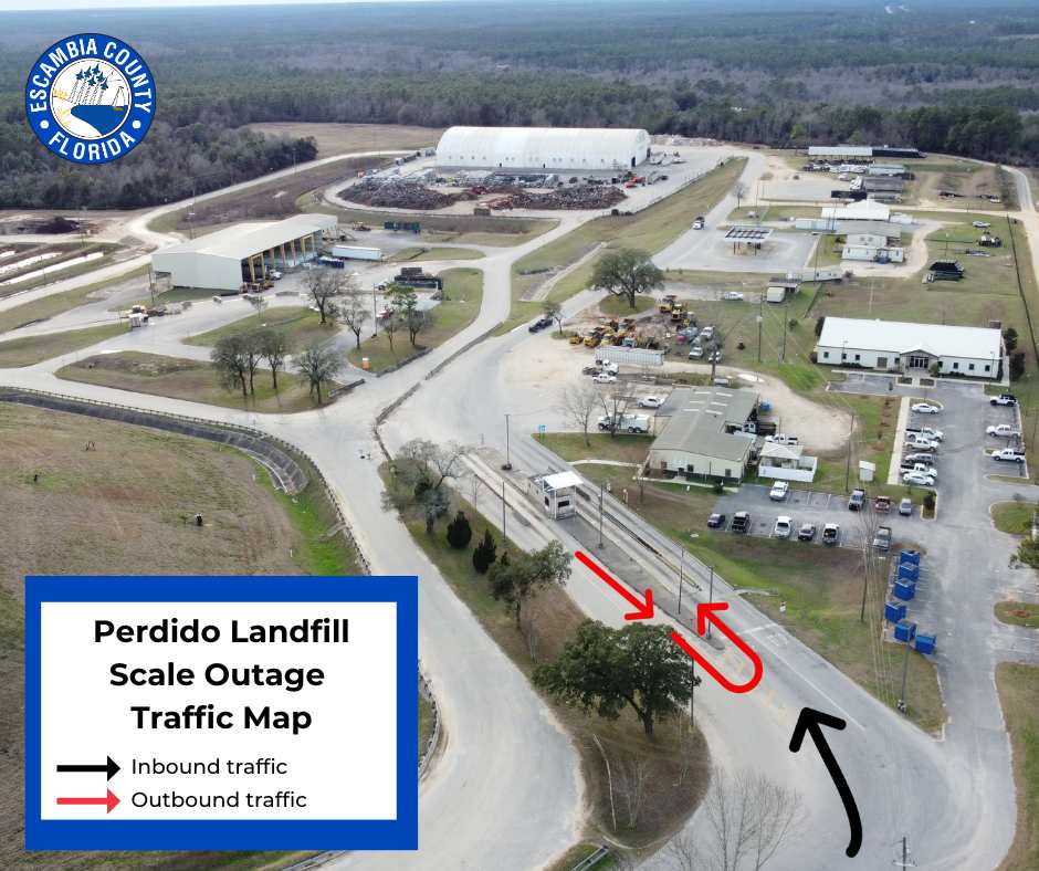 Landfill Outbound Scale Outage Map