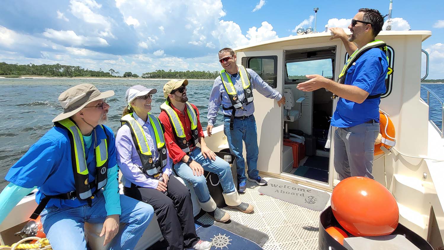 Living shoreline boat trip