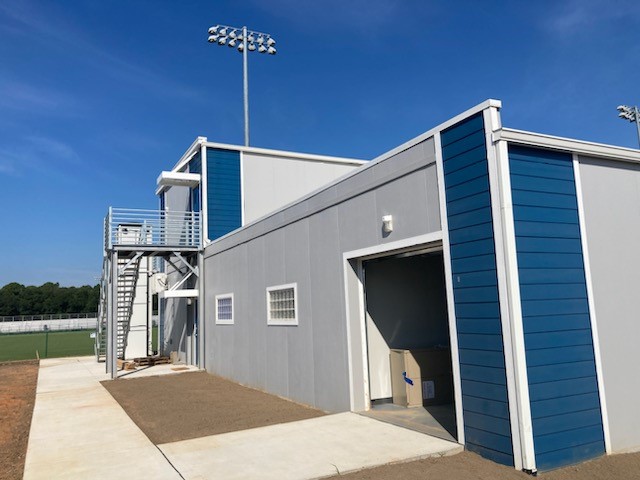 Another picture of the new locker room