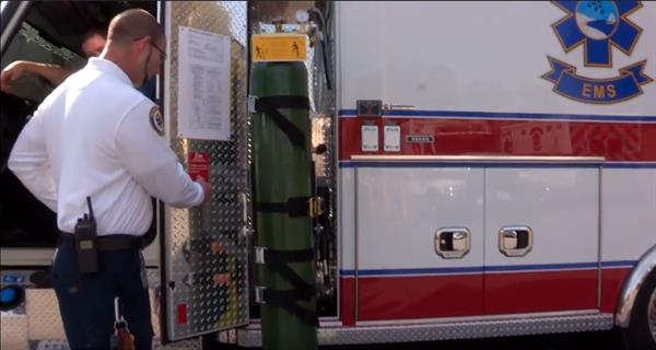 Maddrey gives demonstration of new equipment Maddrey gives demonstration of new equipment