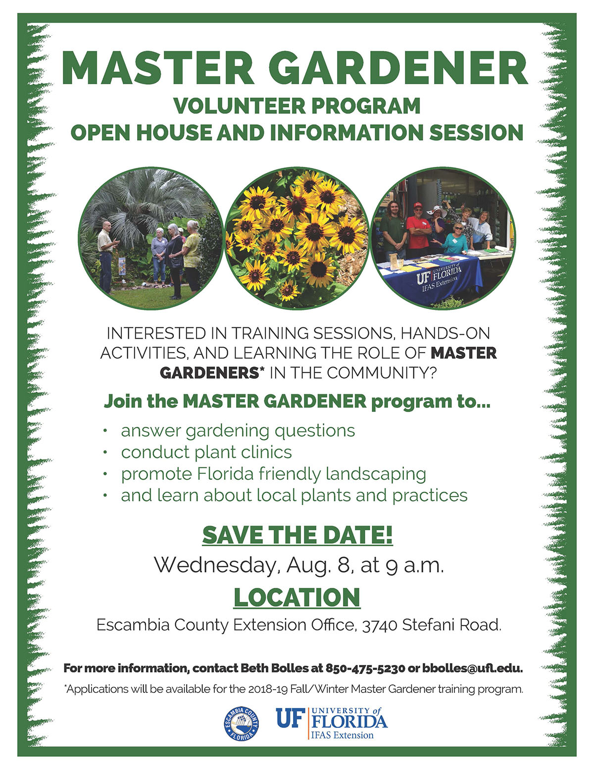 Master Gardener Extension Program Flyer