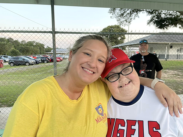 Miracle League players