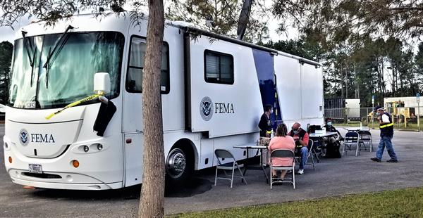 mobile intake FEMA FEMA mobile intake center
