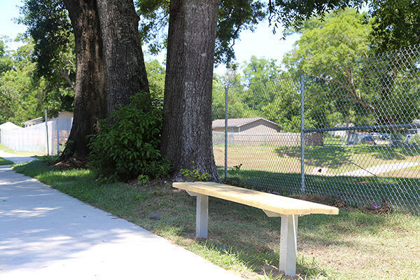 Moreno Street sidewalk