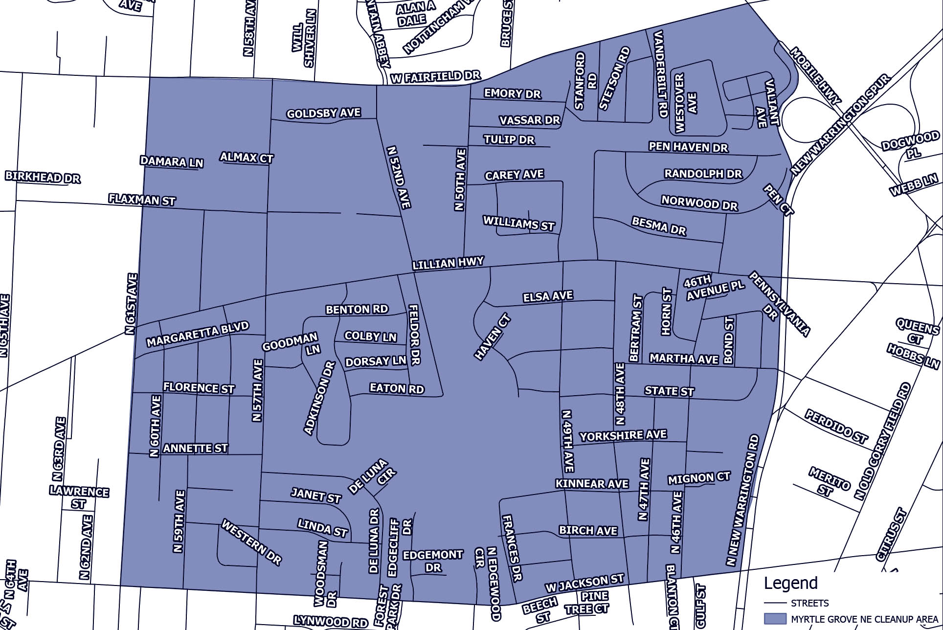 Myrtle Grove Northeast Neighborhood Cleanup