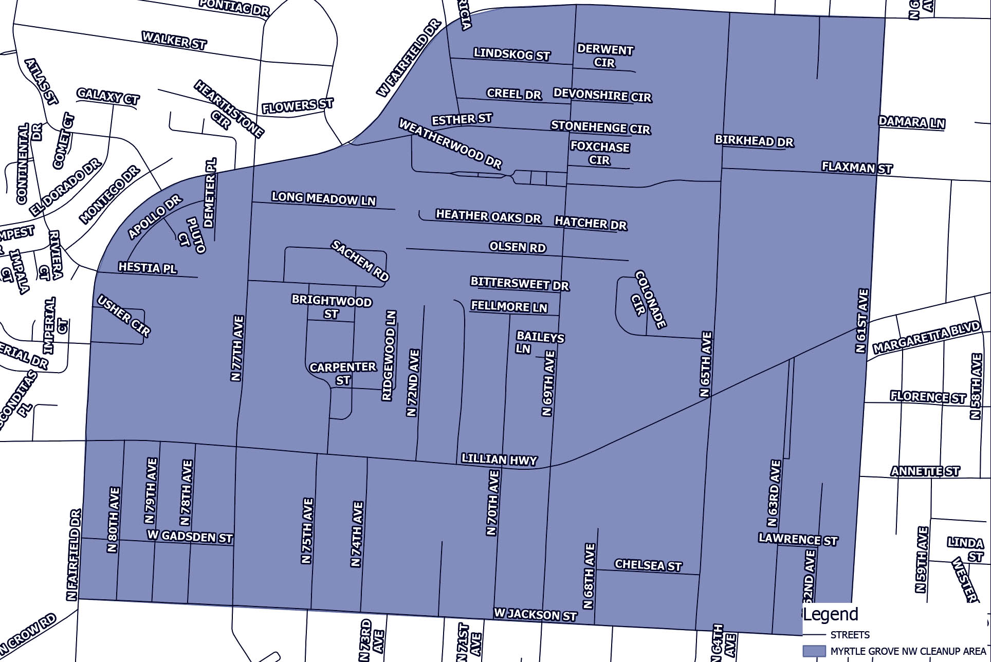 Myrtle Grove Northwest Neighborhood Cleanup