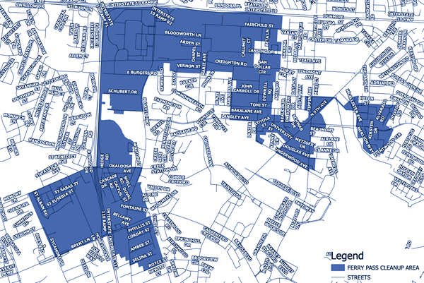 District 4 Ferry Pass Neighborhood Cleanup