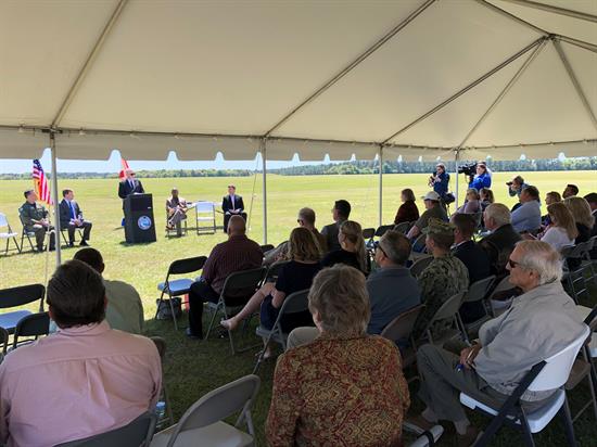 NOLF Site 8 scene photo under tent NOLF Site 8 scene photo under tent