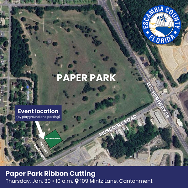 Paper Park Ribbon Cutting Map