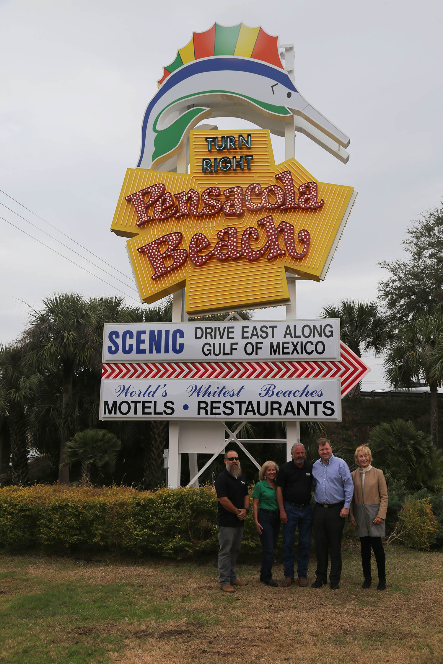 Pensacola Beach Sailfish Sign