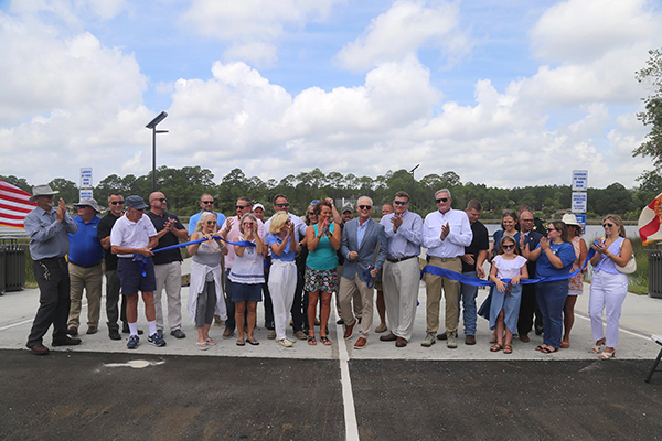 Perdido Bay Boat Launch ribbon cutting