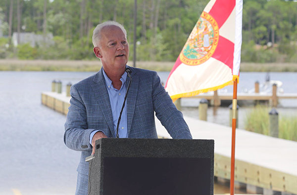 Perdido Bay Boat Launch ribbon cutting