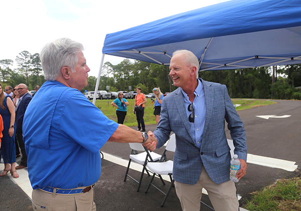Perdido Bay Boat Launch ribbon cutting