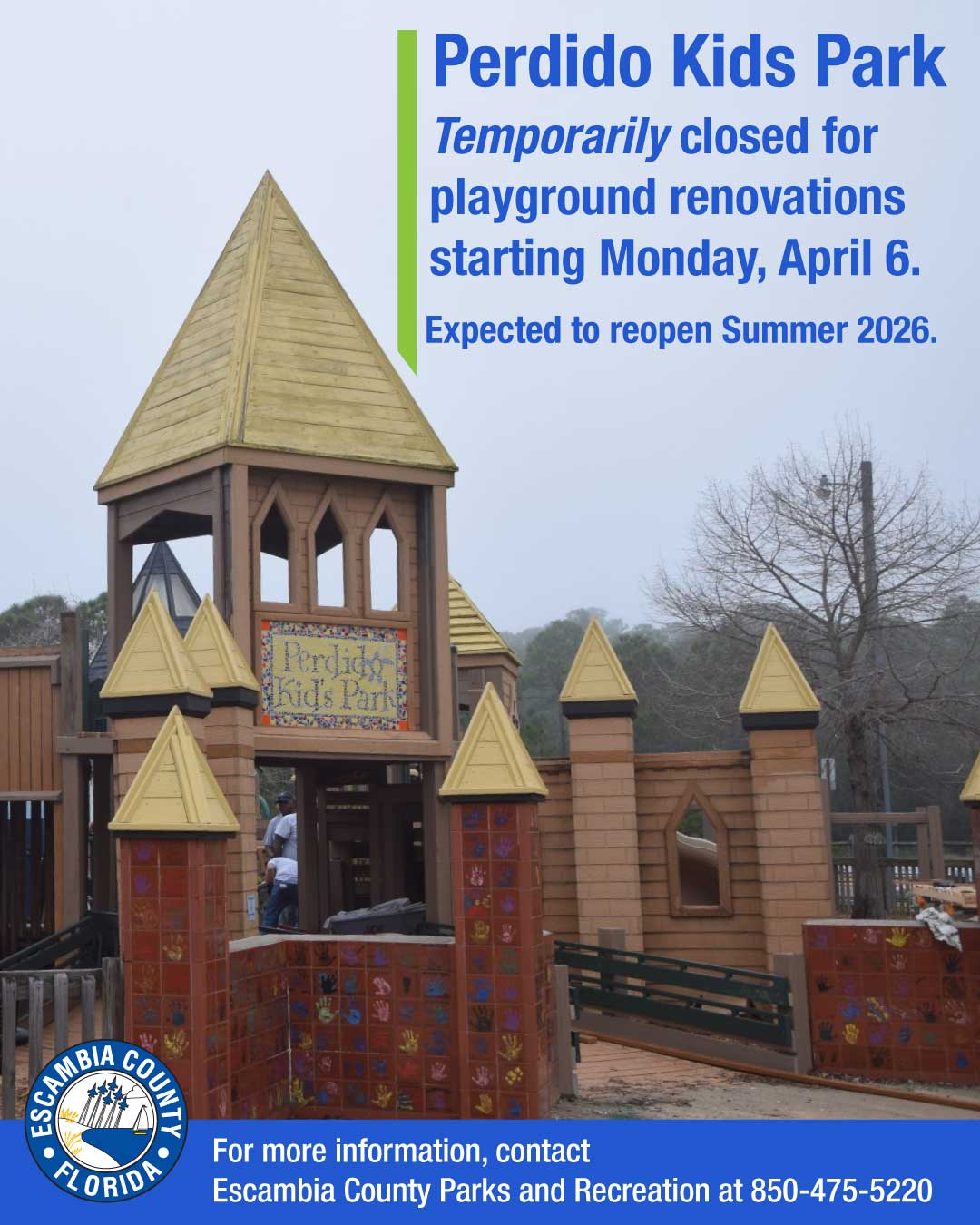 Perdido Kids Park Closure