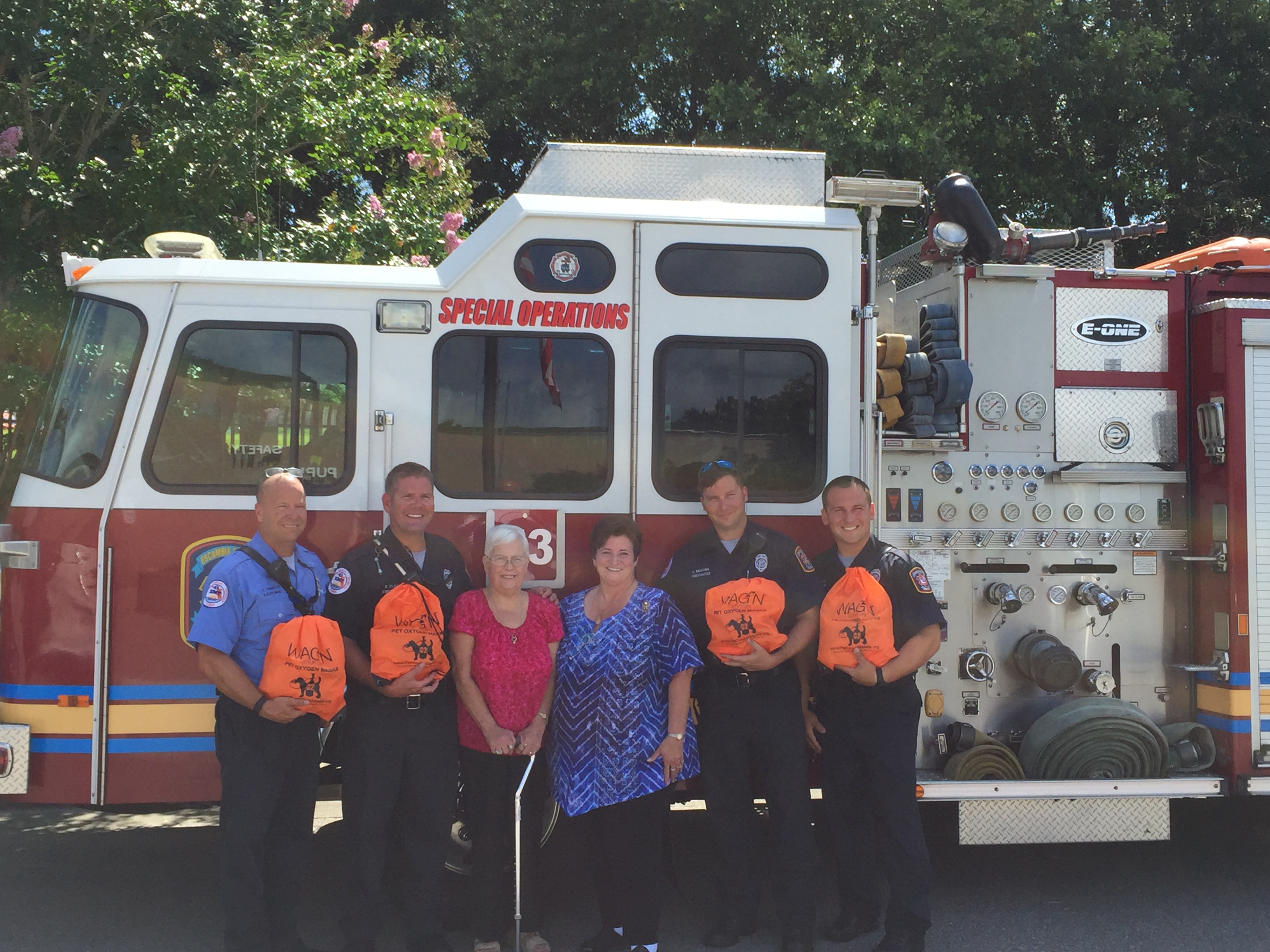 Pet oxygen mask donation