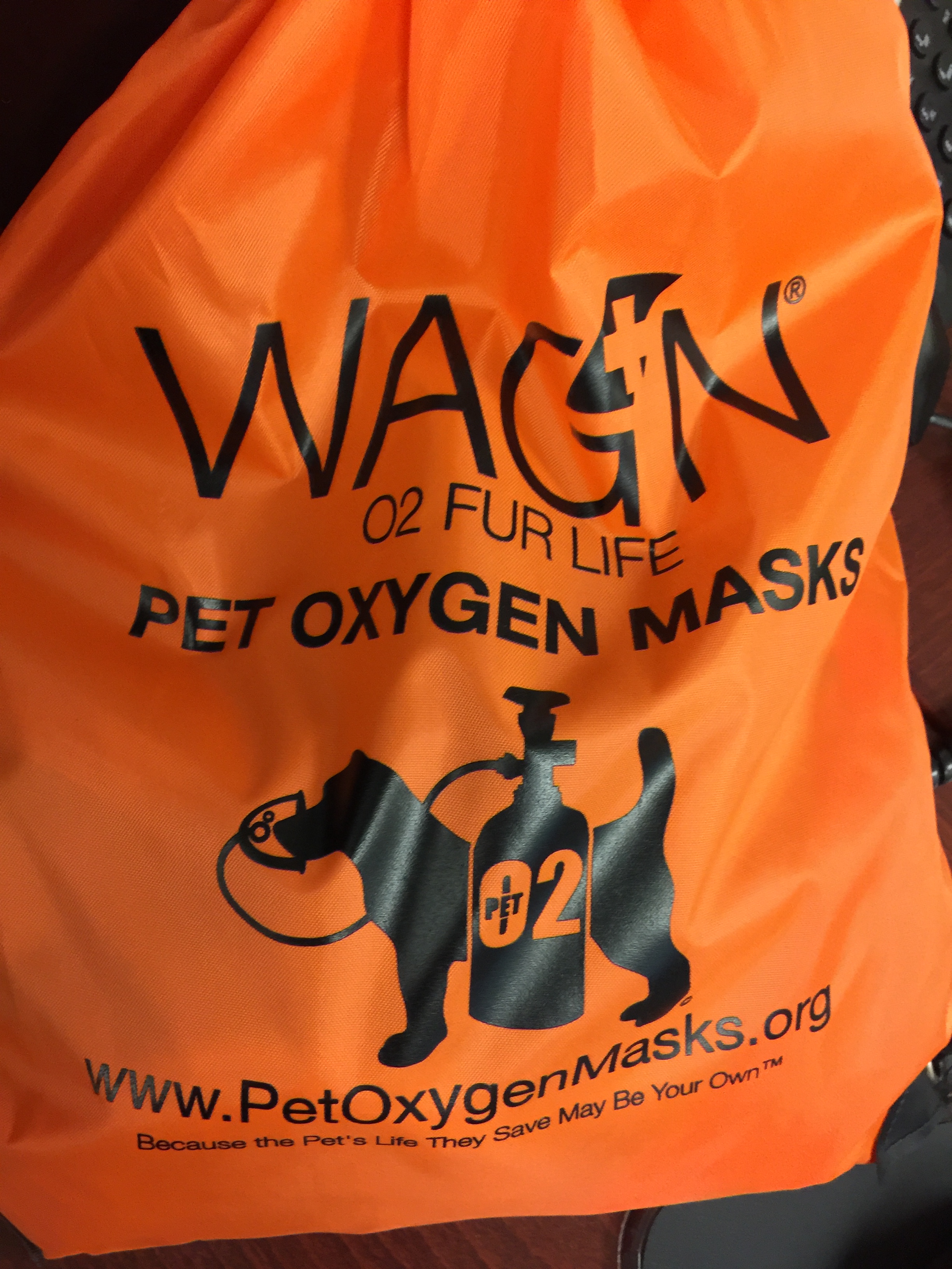 Pet oxygen mask