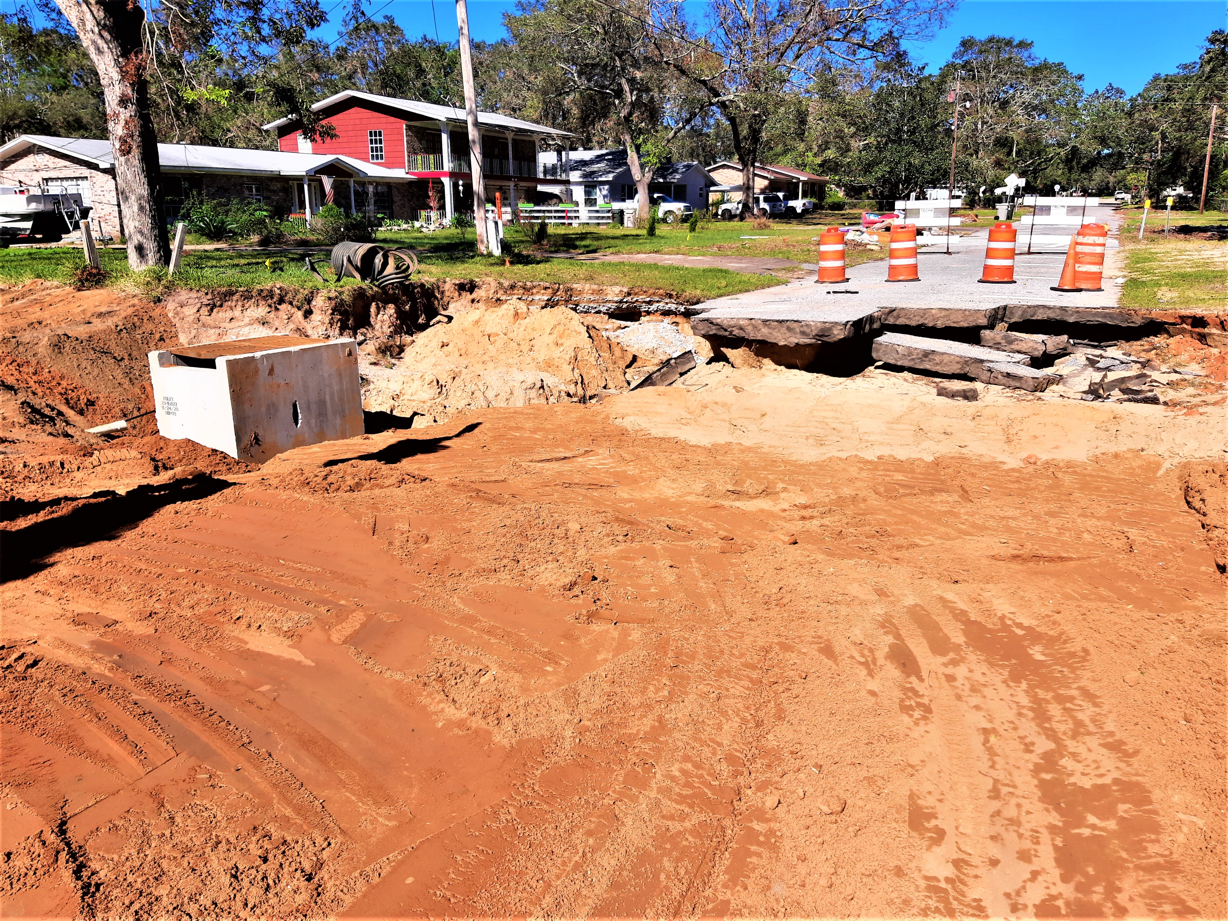 Photo of Sun Valley Drive Damage caused by Hurricane Sally