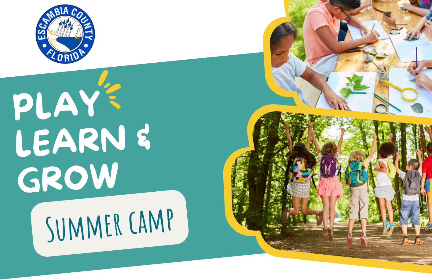 Play Learn and Grow Summer Camp Web Banner