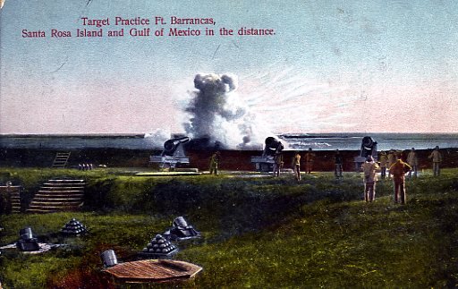 Postcard of Fort Barrancas