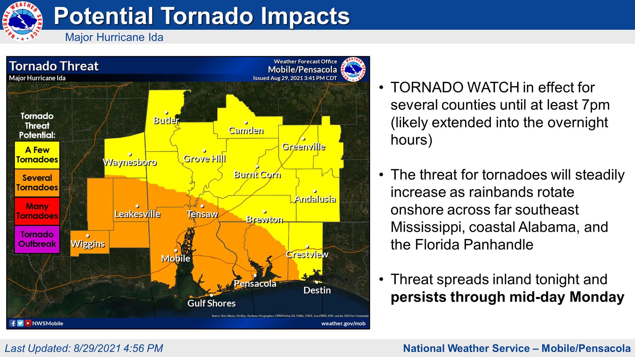 Potential Tornado Impacts