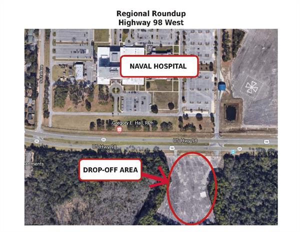 Regional Round Up Map Naval Hospital 