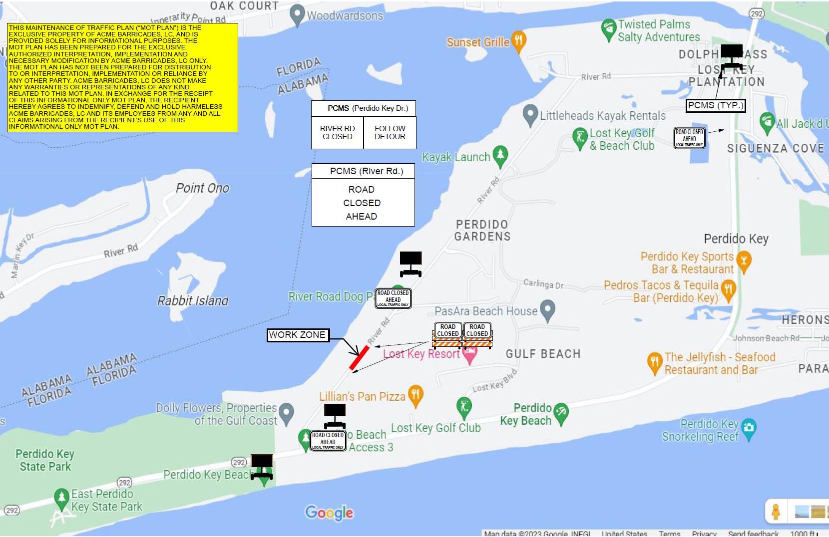 River Road Closures and MOT Plan