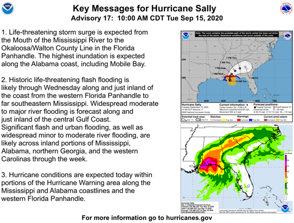 Sally Tuesday Key Messages
